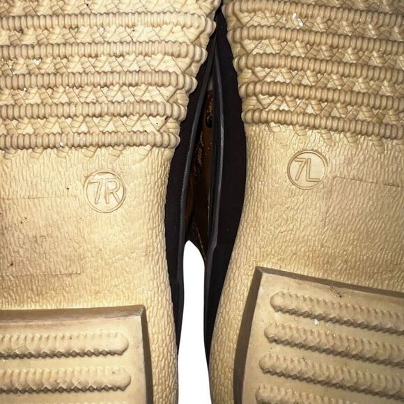 Torrid Womens Size 7 Duck Boots Sweater Style Upper Black Brown Lace Up - Picture 8 of 9